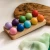 Import Little Rainbow Eggs Wooden Toys Loose Parts Small Rainbow Eggs Montessori Toys 10 Color Rainbow Mini Wooden Eggs Color Sorting from China