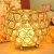 Import living room decorative accessories 12 cm diameter silver  crystal votive holder from China