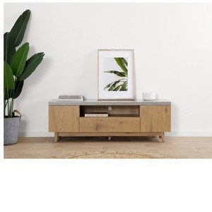 Living Room Modern High Quality  Wooden TV Stand With  Drawers Chest Storage Cabinet Design