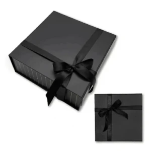 Logo Foldable Magnetic Gift Flip Boxes Luxury Cardboard Paper Packaging Box