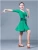 Import Lotus Leaf Green Ice Silk Stretch Sleeve/Sleeveless Childrens Latin Dance Skirt, Practice Show Dance Skirt. from China