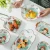Import Lovely Style Home Goods Oven Ceramic Baking Dish Plate Creative Square Ceramic Fruit Serving Plate With Handle from China