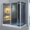 Low price one person mini dry ozone steam sauna for sale box cabins/sauna shower combination/combos combined sauna
