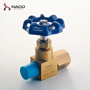 Lpg gas cylinder brass needle valve