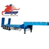 LUJUN 3 Axle 60-100 Ton Hydraulic Extendable Lowboy Loader Lowbed Low Bed Truck Semi Trailer For Sale