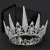 Import Luxurious Birthday Wedding Party Hair Accessories Full Round Gold And Sliver Alloy Bridal Tiara Baroque Queen King Crown from China
