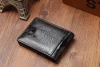 Luxury Import Good Quality Ostrich Genuine Leather Men&#39;s&#39; Wallet Purse for wholesale