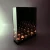 Import luxury living infinity light cube mirror box candle holder with 5 lights from China