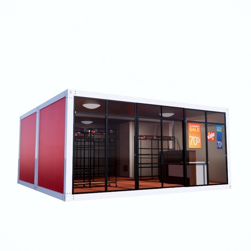 Luxury Prefab Shipping Container House 40 Feet Office container Use Detachable prefab house made in china