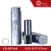 Make your own high quality empty square metallic silver cosmetic lipstick package tube