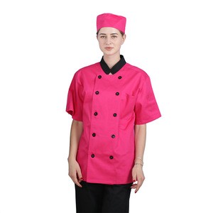 Manager suit chinese waitress and hotel chef coat short sleeves restaurant staff uniform