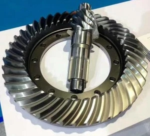 Manufacture New Supplier Rear Axle Contour Tooth Spiral Straight Bevel Gear 5.26 5.92 Speed Ratio Bevel Gear
