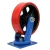 Manufacturer  100mm iron rim PU 1000kg heavy duty caster wheel