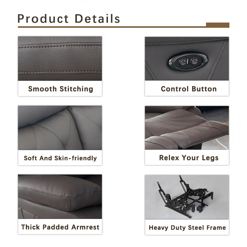 Manufacturer Newly Electric Lastest Leather Recliner Sofa chair