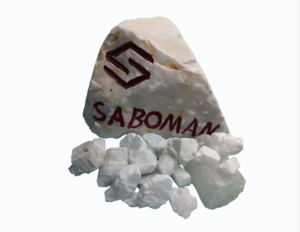Manufacturer sells white barite ore high whiteness barytes /barite lumps