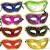 Mask Masquerade Party Fancy Dress Party Half A Face Mask Of Coloured Drawing Or Pattern
