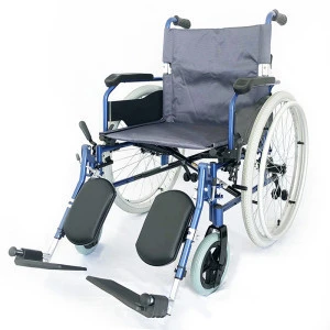 Medical and health care supplies aluminum folding portable wheelchair