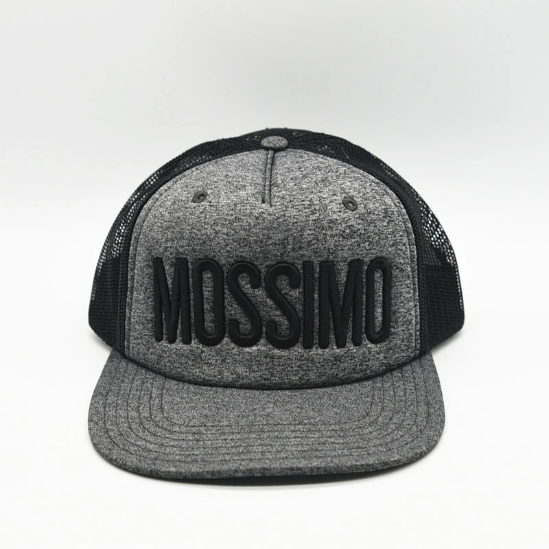 Melange grey popular hiphop snapback hats cap breathable sport hats