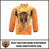 Men&#39;s Chicago Blackhawks Fanatics Branded Orange Home Breakaway Custom ice hockey Jersey