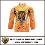 Men's Chicago Blackhawks Fanatics Branded Orange Home Breakaway Custom ice hockey Jersey