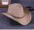 Import Mens outdoor sunscreen straw hat western cowboy hat summer travel jazz hat from China