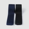 Mens Polyester Hand Knitted Solid Skinny Neckties