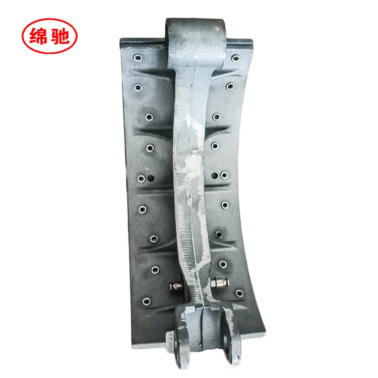 MIANCHI Sinotruck HOWO Heavy Duty Truck Parts Brake Shoe 4656 Trailer Chassis Parts Brake Lining