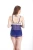 Import Midnight Blue wholesale lace Camisole top set with Robe womens sleepwear from China