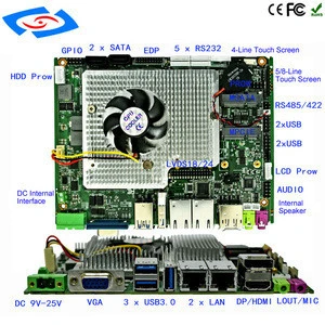 Mini Dual Core Industrial Motherboard And Onboard Board With Integrated Memory Support Various interface Mainboard