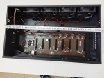 Mining rig 12 gpu case ethereum mining equipment with ONDA B250 D12P motherboard 2400w PSU usb miner