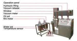 Mixer Cosmetic Automatic Making Machine Equipment For Making Soap automatic titling vacuum emulsifiers