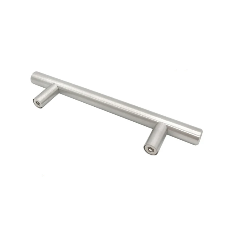 Modern cheap metal stainless steel kitchen cabinet wardrobe T bar pull handles cabinet handles wardrobe handles