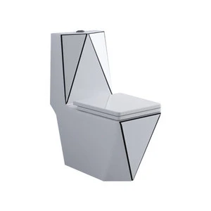 Modern design ceramic washdown toilet sanitary ware one piece toilet bowl diamond big size toilet