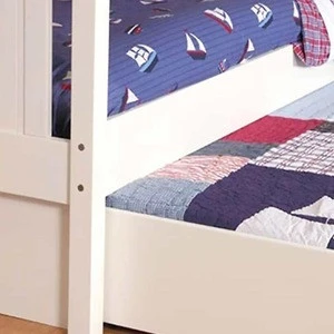 Modern latest design solid wood children bunk bed bedroom furniture sturdy bunk bed