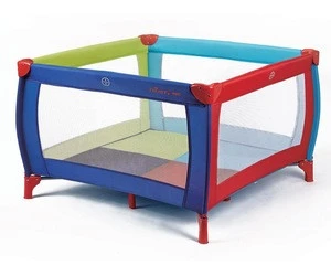 Modern Square Design Folding  Baby  Cot Baby Playpen Baby Travel Crib  Portable
