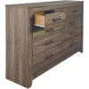 Modern Used Bedroom Furniture solid wood Color Dresser with 9 drawers