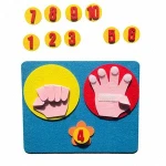 Montessori toys gesture points Diy Weave Cloth Early Learning Education Baby Kids Toys