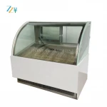 Most Popular Ice Cream Popsicle Display Freezer / Ice Cream Freezer Showcase For Supermarket