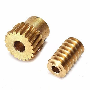 Motor Output Brass Copper Worm Wheel Gear