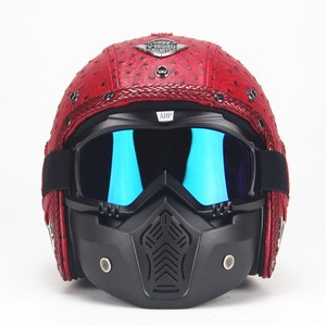 Motorcycle helmet harley helmet mask goggles helmet