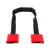 Motorcycle  Red Front Handlebar ratchet tie down strap