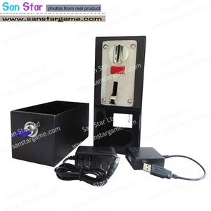 Multi coin acceptor with PC control software for Computer and Internet Cafe Kiosk