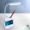 Multi-function Flexible Penholder Light USB Charge LED Bedside Reading Table Lamp