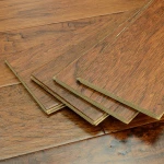 Multi-layers Hand-scraped Engineered Hickory ABCD Grade UV Lacquer Hickory Wood Engineered Flooring