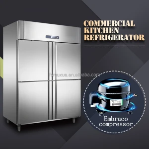 MUXUE  Commercial kitchen refrigerator Refrigeration Equipment kitchen stainless steel cooler MX-GCHLG1220-C