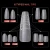 Import Nail Full Cover Tips Frosted Texture Graduated line Medium Long XI Stiletto Dual Form Nail Tips Handmade Press On Nails from China