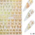 Import Nail sticker metal sticker artificial nail tips sticker for  nail tips from China