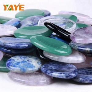 Natural Gemstones Massage Plam Stone Thumb Wholesale Worry Stones
