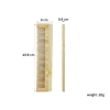 Natural Hotel Set Pack Dreadlock Hair Brush Giant Fine Beard Wide Tooth Surf  Wax Massage Wooden Bamboo Comb with Custom Logo