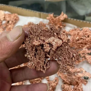 Natural native copper ore mineral specimen semi precious gemstone rough
